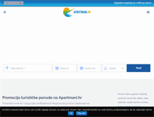 Tablet Screenshot of apartmani.hr